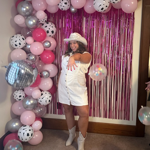 Women’s Abercrombie Collared Denim Shift Mini Dress - Picture 7 of 8